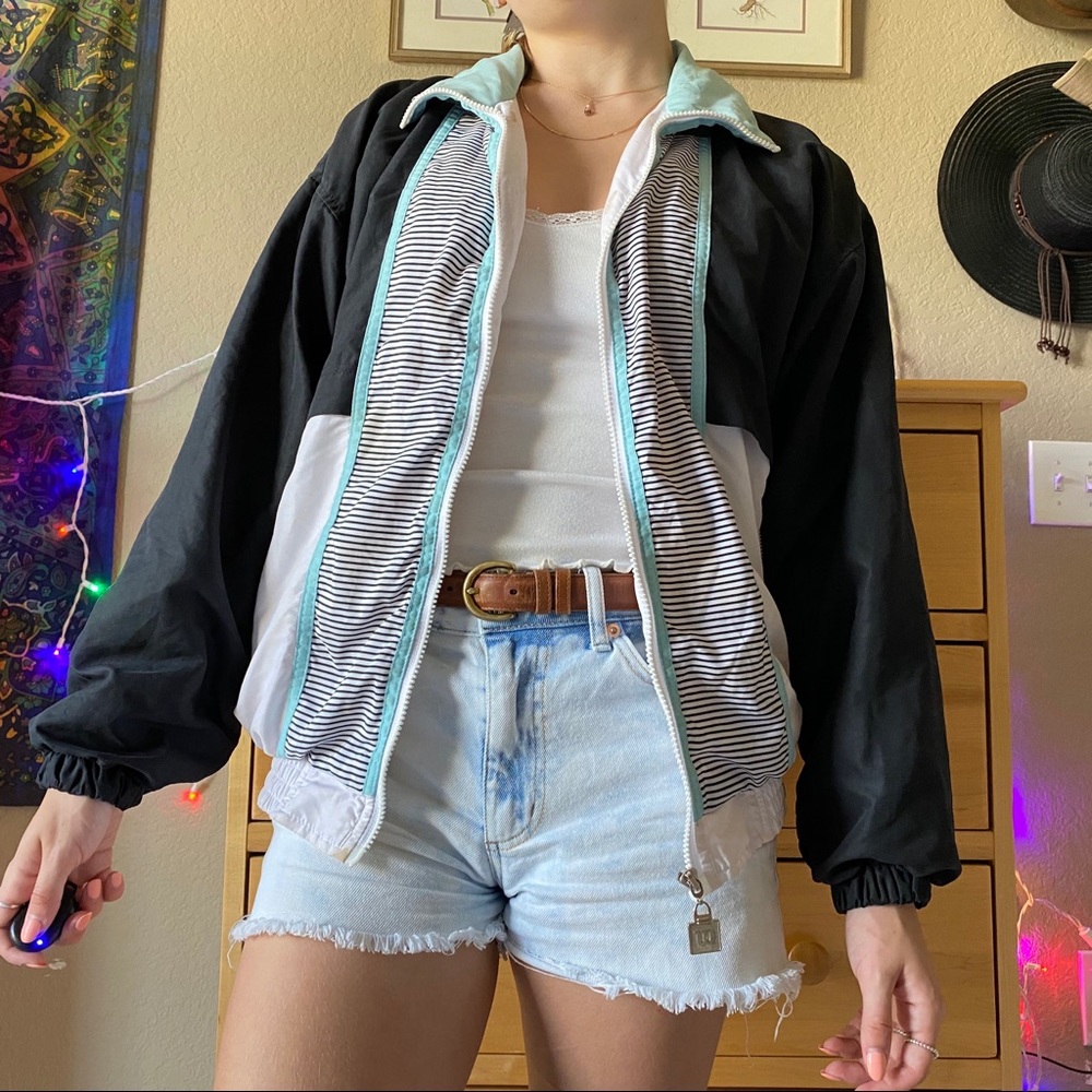 Vintage Wilson striped windbreaker
